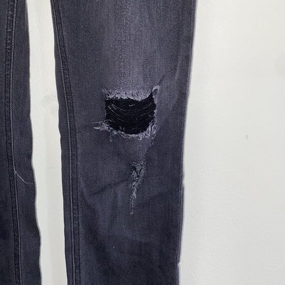 Rag & Bone Black Distressed Skinny Jeans Womens Size‎ 27 - Picture 4 of 5